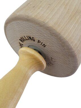 Vintage Thorpe Large Bakery Rolling Pin Hardwood 25" (15" X 3.3") USA Pastry